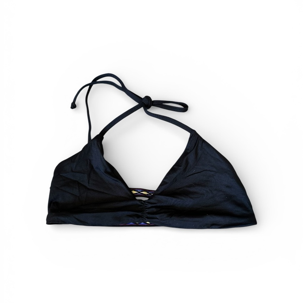 NWOT L*Space strappy back bikini top black